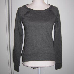 Let Loose by RNL gray Zip Back Sweatshirt XS